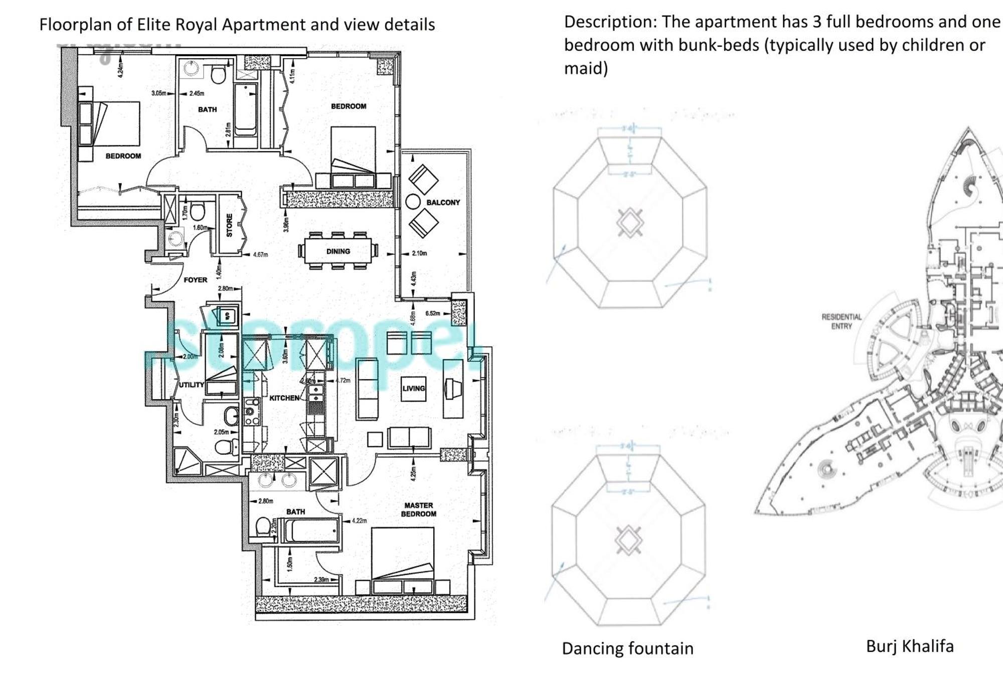 Elite Royal Apartment - Burj Residences Tower 5 Dubai Luaran gambar